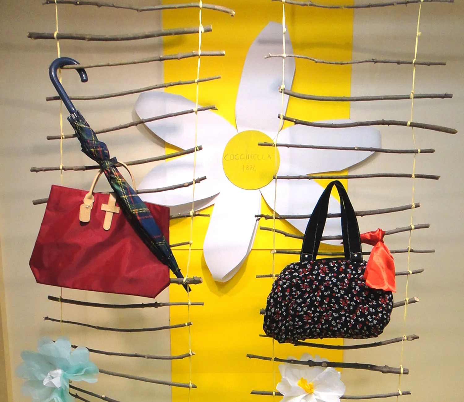 Layout espositivo realizzato durante il corso Visual Merchandising